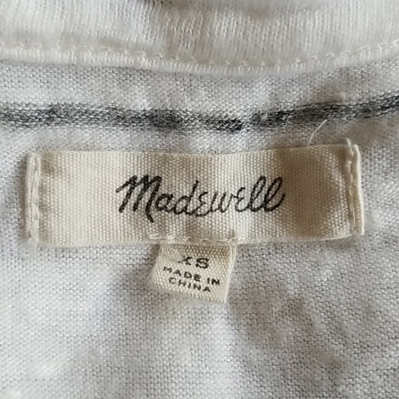 Madewell linen Allegro crop tank top xs - Picture 5 of 8